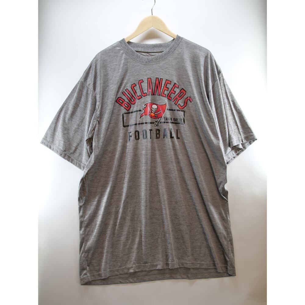 Tampa Bay Buccaneers Mens T-Shirt‎ NFL Team Apparel size XLT Red gray Football